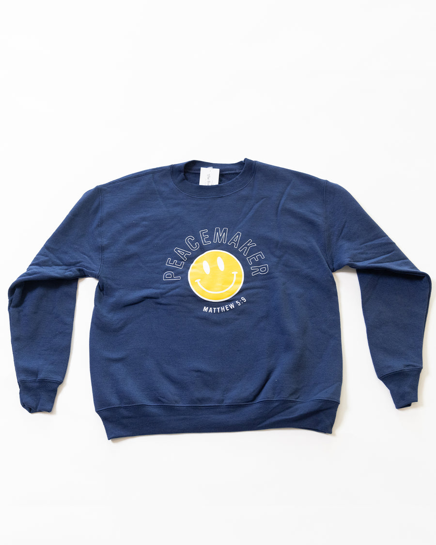 Kids Peacemaker Sweatshirt - Navy